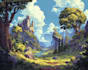 paint epic fantasy scenery and environments