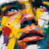 paint expressive colorful abstract portraits