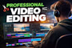 video editing  pro cutting  trimming   transitions