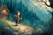 create charming custom childrenkids book art book illustrations