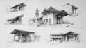 do hand drawn architectural sketches