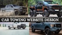 design towing mechanic website auto repair detailing and road assistance