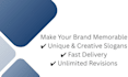 write catchy slogans and brand taglines for your business