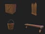 create stylized lowpoly 3d assets for games and renders