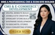 build drupal joomla website opencart shopware fix bigcartel fast converting stor