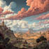 digitally paint fantasy landscape