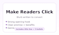 write your amazon book description blurb that sells