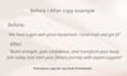 write sales copy or ad copy for your brand