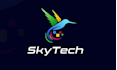 modern timeless tech, startup, software, app, website logo design