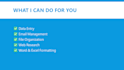 handle your data entry and admin tasks