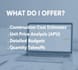 prepare construction cost spreadsheets  and budgets in excel