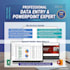 do professional data entry, ms office tasks and creative powerpoint presentation