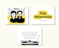design a personalized illustrated card