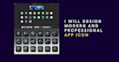 design modern and professional app icon