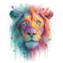 design abstract watercolor canvas wall art
