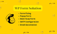 create wordpress form, popup form and fix email issue