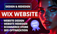 build wix website design wix redesign wix website business website