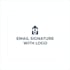 custom professional email signature with logo