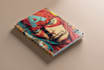 design superhero comic book cover, comic book