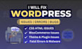 fix wordpress errors ,bugs and criticel issues