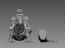 create your dnd character art, 3d figurine model, tabletop, resin print model