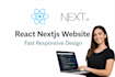 build fast responsive react and nextjs websites