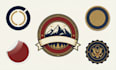 design a round circle logo, badge, emblem, patch, or sticker