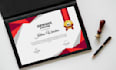 custom award course training certificates print ready editable
