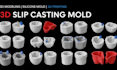 make custom 3d silicone mold design for resin soap candle casting injection mold