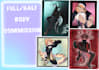 draw, design characters anthro, human, chibi, etc