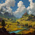 digitally paint fantasy landscape