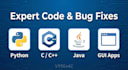do python, java, c cpp programming projects and gui applications