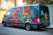 design van wrap, car wrap, vending machine wrap