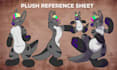 custom plushie reference sheet plush toy design reference sheet plush ref sheet