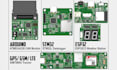 make stm32, esp32, lte, gps, GSM, arduino, and ble pcbs in 2 days in easyeda
