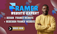 design framer portfolio website redesign framer website framer template redesign