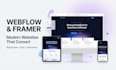 design and develop a webflow or framer website