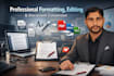 do professional formatting, editing and document conversion