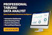 design interactive tableau dashboards and data visualizations