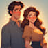 draw couple portrait illustration