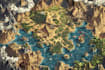 illustrate fantasy map and city map