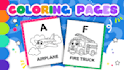 design printable coloring pages for educational kids books