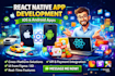 develop a professional react native mobile app