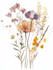 create flat landscape illustration of nature