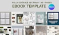 design canva ebook worksheet, editable workbook in canva ebook template