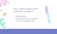 proofread and edit your content