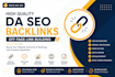 create fundamental high quality da SEO backlinks offpage link building services