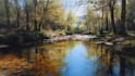 paint landscape in oil painting