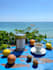 create aesthetic ugc coffee video with sea view lifestyle