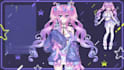 draw live2d vtuber model rig vtuber model, live2d anime vtuber commission